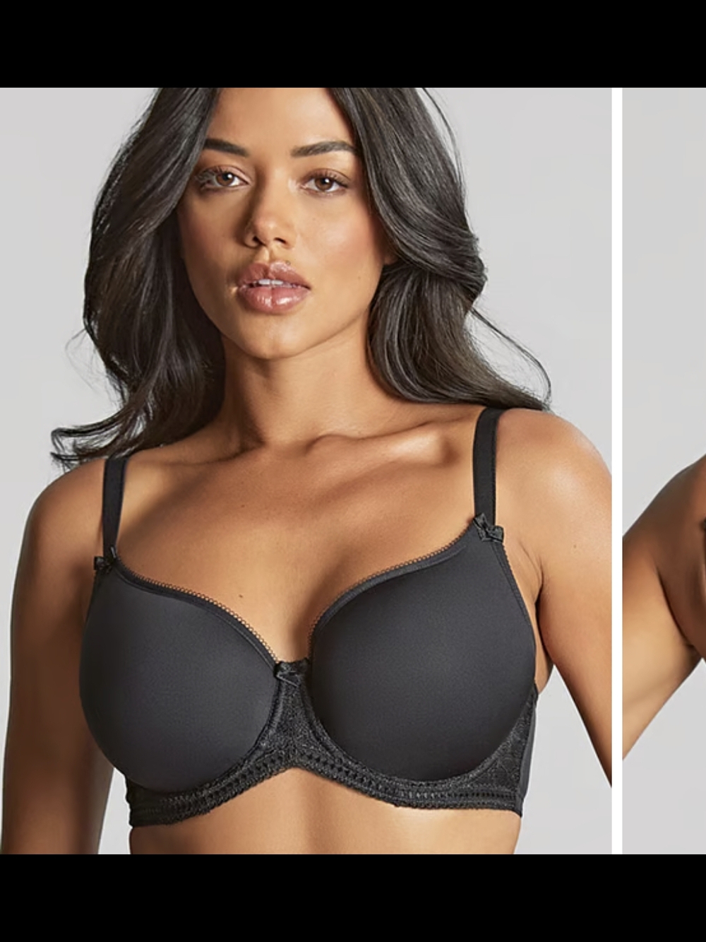 Panache Cari 7961 Moulded Spacer T Shirt Underwire Bra - Black